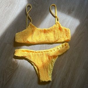 Yellow Bathing Suit